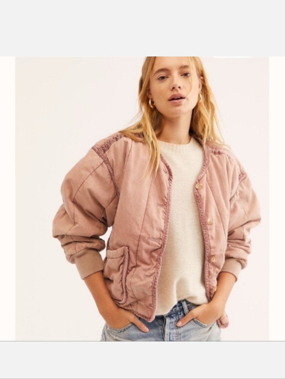 Free People Mixed Signals Jacket